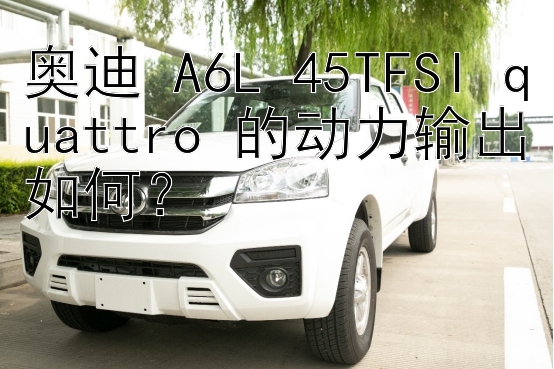 奥迪 A6L 45TFSI quattro 的动力输出如何？