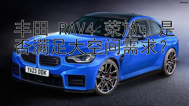 丰田 RAV4 荣放：是否满足大空间需求？