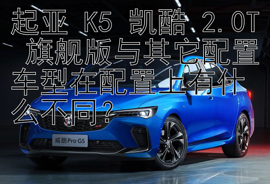 起亚 K5 凯酷 2.0T 旗舰版与其它配置车型在配置上有什么不同？