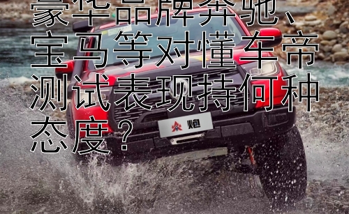 豪华品牌奔驰、宝马等对懂车帝测试表现持何种态度？