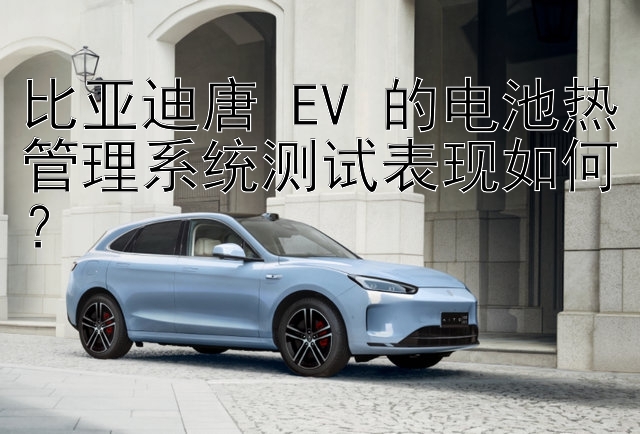 比亚迪唐 EV 的电池热管理系统测试表现如何？