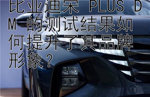 比亚迪宋 PLUS DM 的测试结果如何提升了其品牌形象？