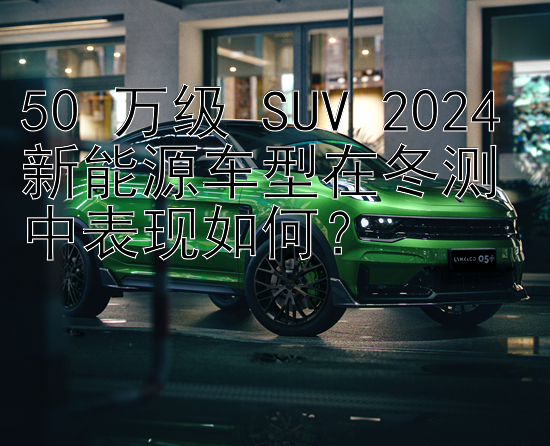 50 万级 SUV 2024 新能源车型在冬测中表现如何？